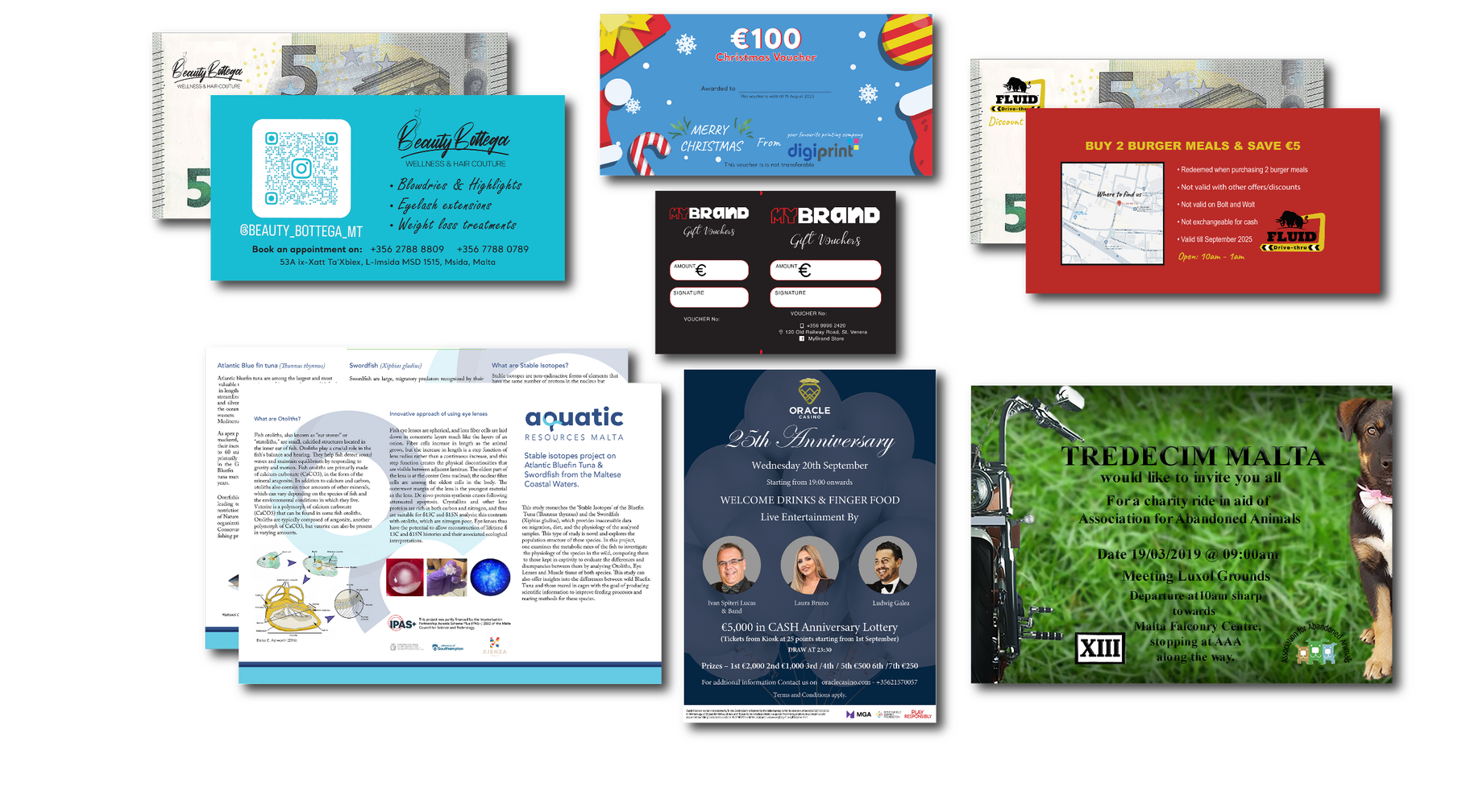 Flyer &amp; Vouchers