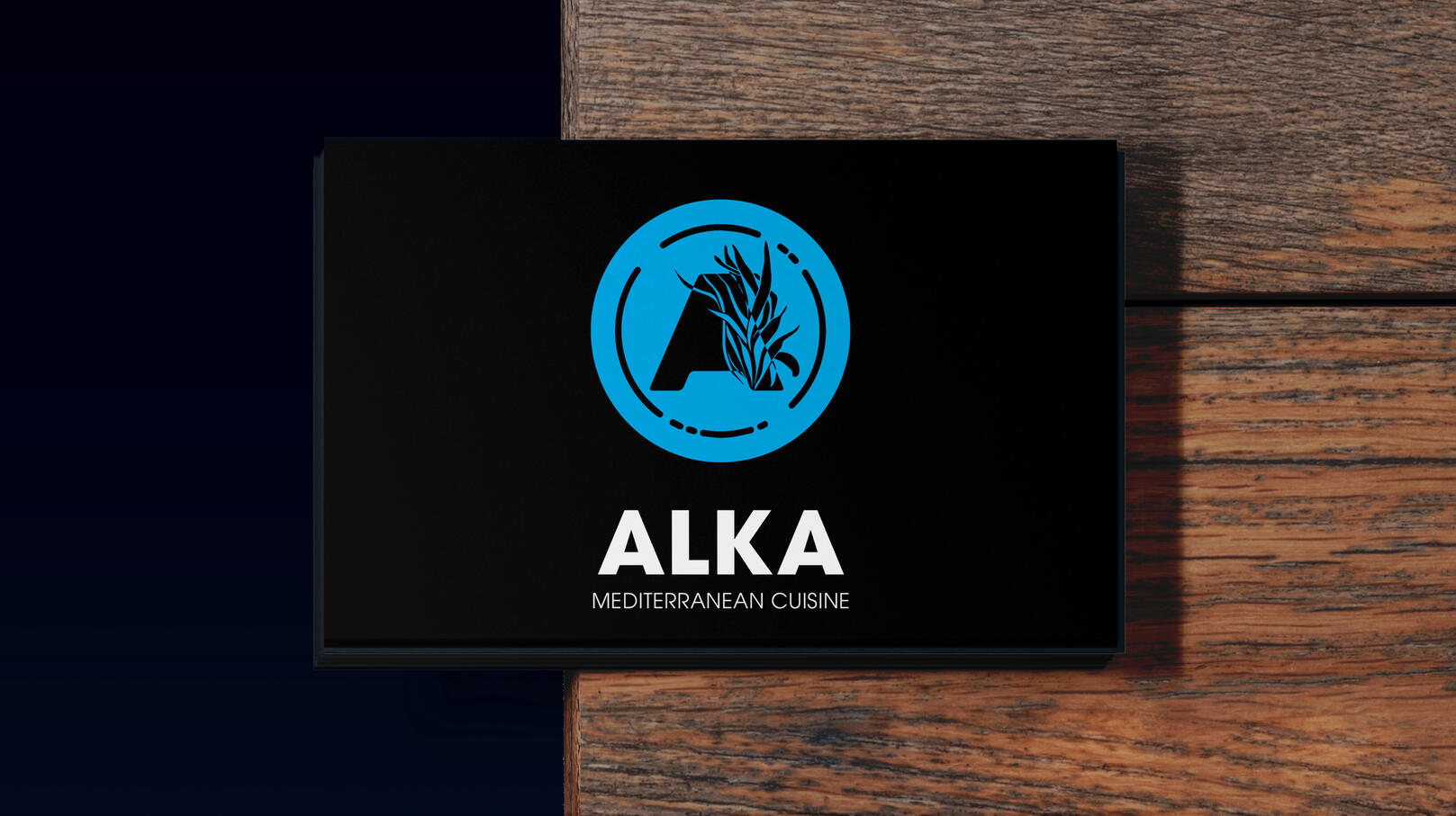 business card front side