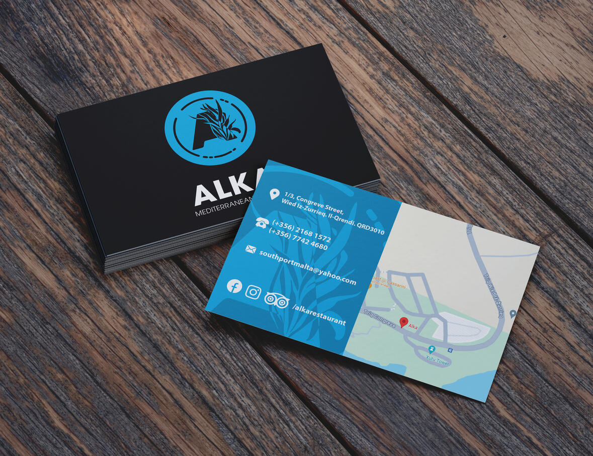 printed business cards
