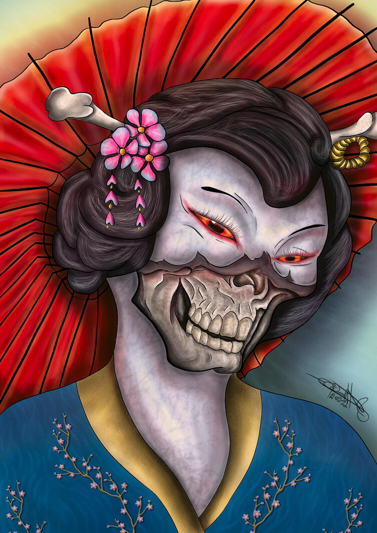 Zombie Demon Geisha