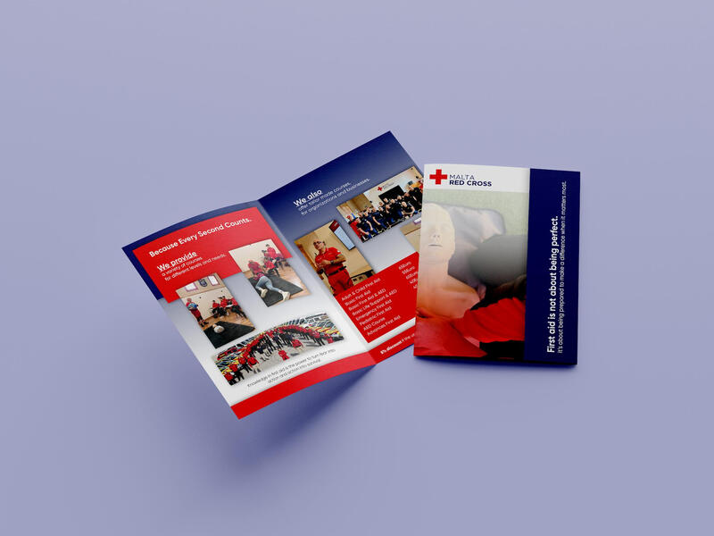 Malta Red Cross Flyer Bi fold